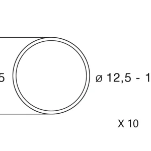 10 bandages d’adhérence 12.5 – 15.3 ROCO-40075