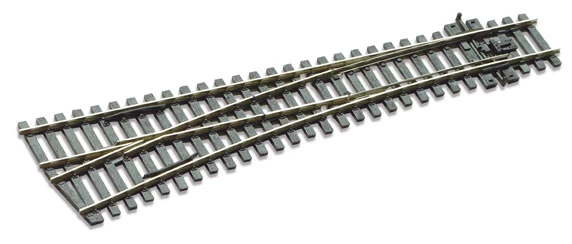 Aiguillage medium à gauche H0 code 75 Electrofrog PECO-SLE196