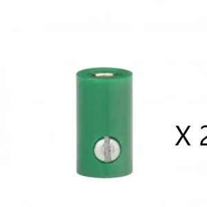 25 Fiches femelles 2.6mm vert UTM-72425